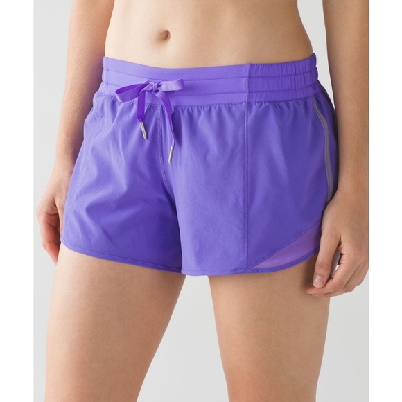lulu lemon purple shorts
